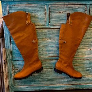 Cole Haan Nike Air Leather Waterproof Riding Boots